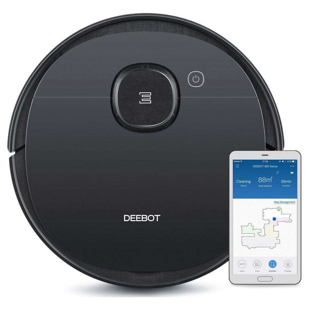 Robotický vysavač ECOVACS Deebot OZMO 950 / černá Varianta: ivi1
