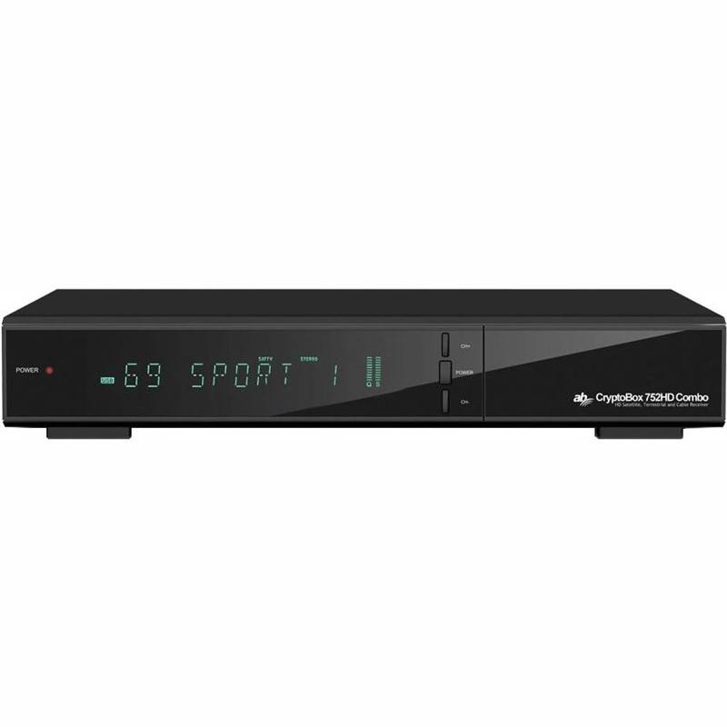 Satelitní přijímač AB Cryptobox 752HD Combo / černá Varianta: ivi2