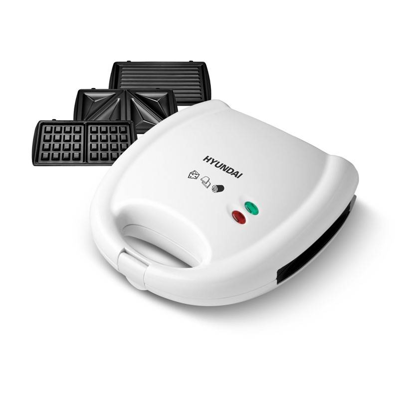 Sendvičovač Hyundai SM 627 / 3 v 1 / 700 W / bílá Varianta: ivi3