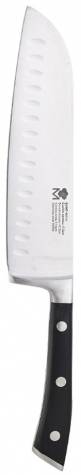Kuchyňský nůž Masterpro Santoku z nerezové oceli / 17,5 cm / černá Varianta: ivi1