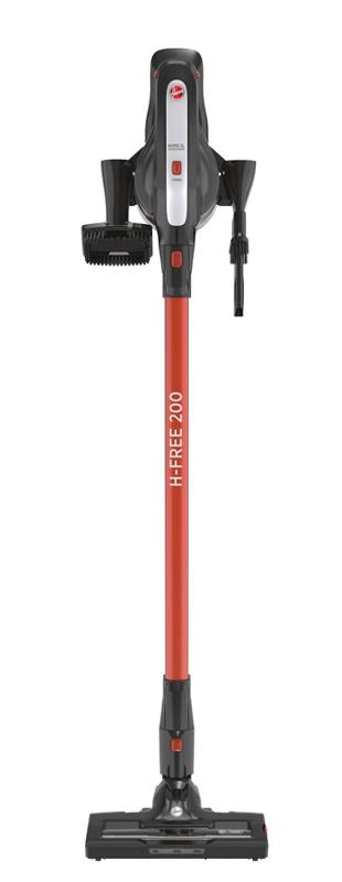 Tyčový bezsáčkový vysavač Hoover HF222AXL 011 H-FREE 200 / 2v1 / Li-Ion baterie / červená / šedá Varianta: ivi1