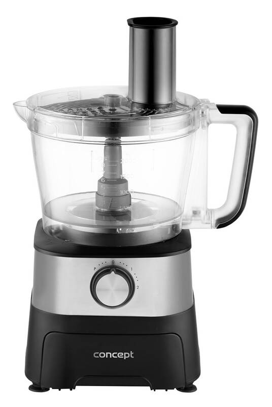 Kuchyňský robot Concept RM3000 CUBE / 800 W / 2 rychlosti / 1,8 l / nerez / černá Varianta: ivi1