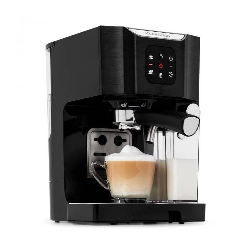 Pákový kávovar Espresso Klarstein BellaVita / 20 bar / 1,4 l / 1450 W / LED diody / černá Varianta: ivi1