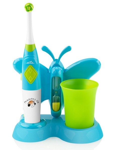 Dětský zubní kartáček ETA Zubnička 1294 90080 / 4500 kmitů/min. / rotačně-oscilační 3D technologie / modrá Varianta: ivi5