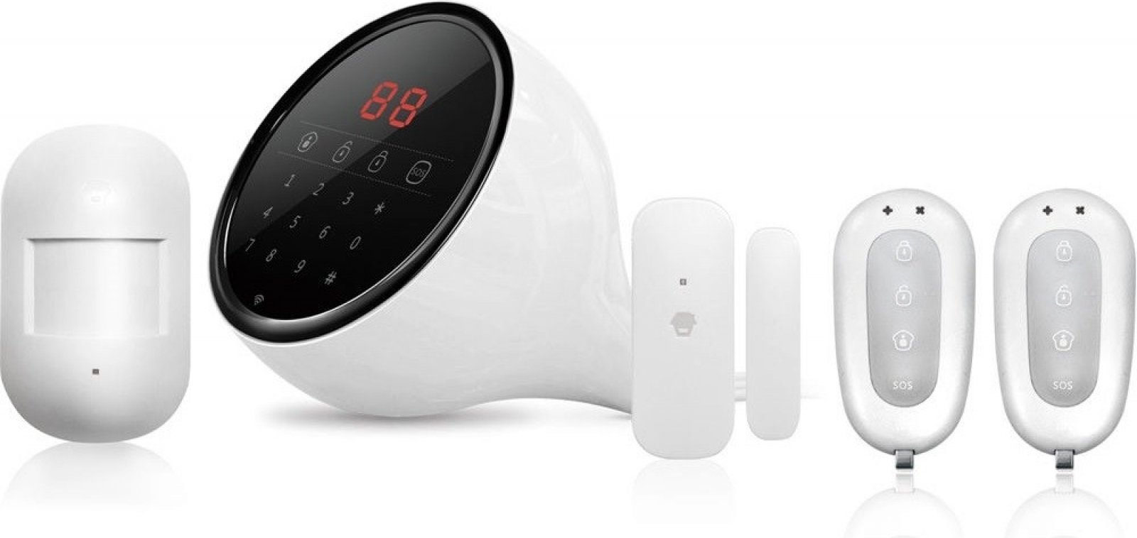 Set bezdrátového bezpečnostního systému Smanos W100 Varianta: ivi1