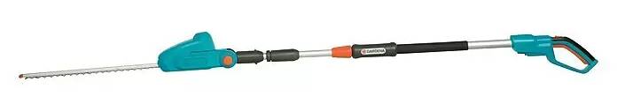 Teleskopické nůžky na živý plot GARDENA THS 42/18V P4A / LED displej / BEZ AKUMULÁTORU / délka čepele 42 cm / šedá / tyrkysová Varianta: ivi1