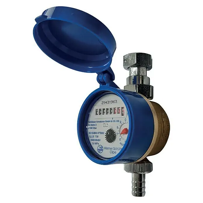 German Průtokoměr  1/2  / modrá Varianta: ivi1