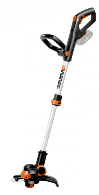 Aku strunová sekačka Worx WG163E.9 / 2v1 / bez akumulátoru / otočná hlava o 90° / šířka řezu 30 cm / 20 V / 74 dB(A) / 7600 ot./min. / stříbrná/černá…