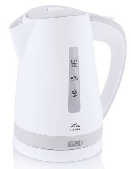 Rychlovarná konvice ETA Lorinka 6599 90000 / 1 l / 2200W / šedá/bílá Varianta: ivi1