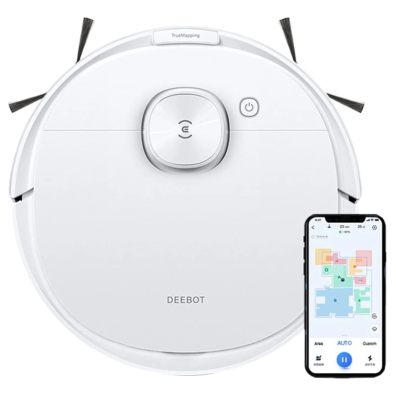 Robotický vysavač Ecovacs DEEBOT N8 / funkce mopování / 40 W / 67 dB / 0,42 l / 0,24 l / bílá Varianta: ivi3