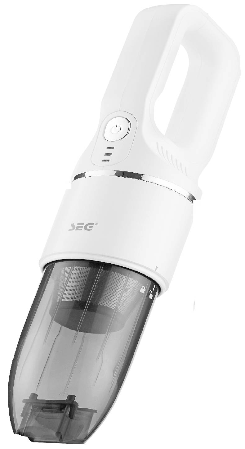 Akumulátorový bezsáčkový ruční vysavač SEG VC 828 E / 50 W / bílá Varianta: ivi3