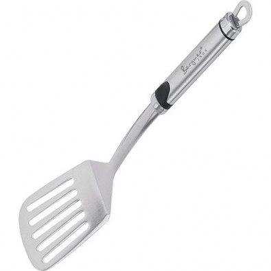 Obracečka s otvory Bergner BG-3236 / nerez / 35 cm / stříbrná / černá Varianta: ivi0