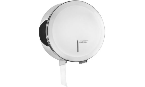 Zásobník na toaletní papír Mediclinics na malé jumbo role / max. O role 23,0 cm / nerez / bílá Varianta: ivi0