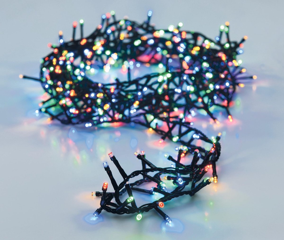 German Světelný LED řetěz / 576 LED / 4,2 m / 8 funkcí / venkovní i vnitřní / vícebarevná Varianta: ivi0