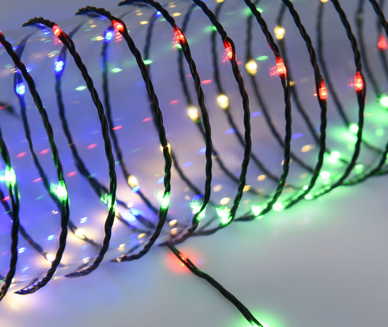 German Světelný LED řetěz / 1000 mikro LED / 30 m / 8 funkcí / venkovní i vnitřní / vícebarevná Varianta: ivi0