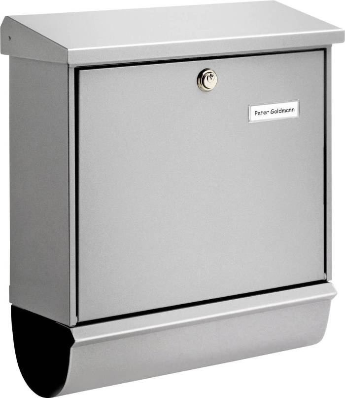Poštovní schránka Comfort-Set Burg Wächter / 380 x 440 x 148 mm / stříbrná Varianta: ivi2