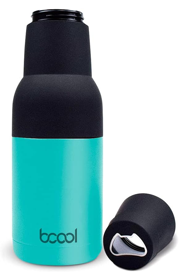 Chladící láhev na nápoje s otvírákem bcool / 355 ml / modrá Varianta: ivi1