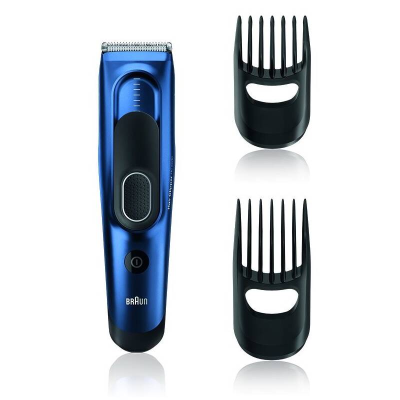 Zastřihovač vlasů Braun HC 5030 / 1-35 mm / 17 délek střihu / 2 nástavce / modrá Varianta: ivi2