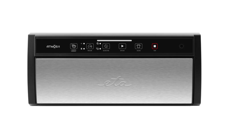 Svářečka folií ETA Atmos II 6762 90000 / 120 W / 2 intenzity síly vakuování / -0,8 bar / nerez / černá Varianta: ivi10