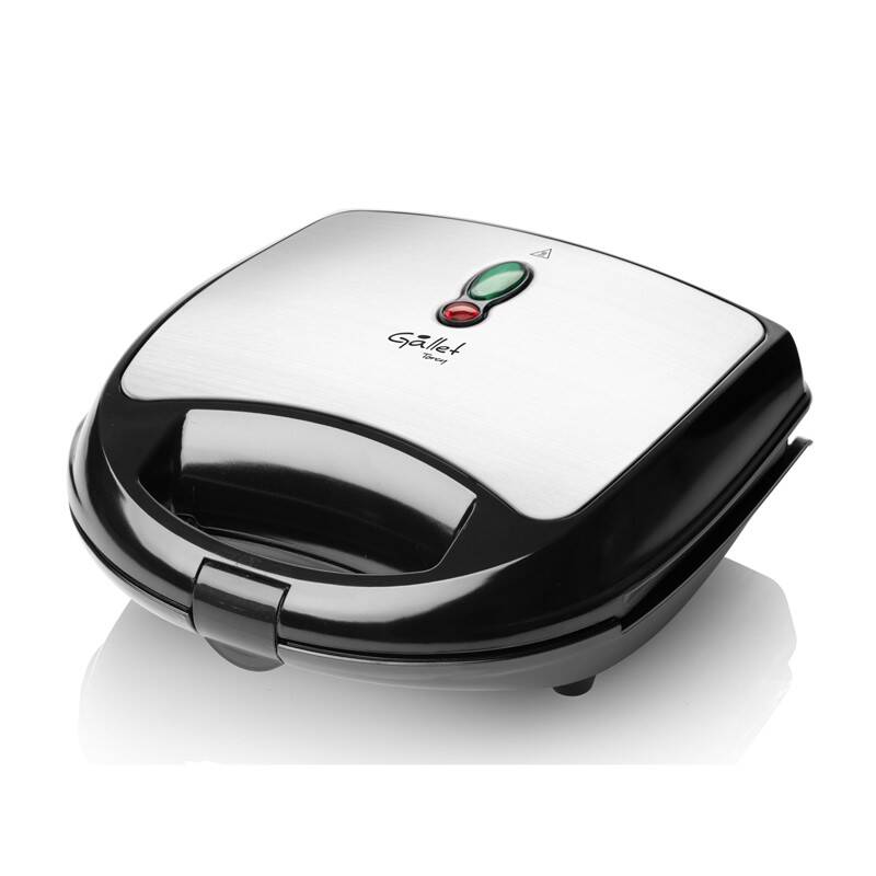 Sendvičovač Gallet Torcy CRO 616 / 700 W / 4 trojúhelníky / nerez / černá Varianta: ivi1