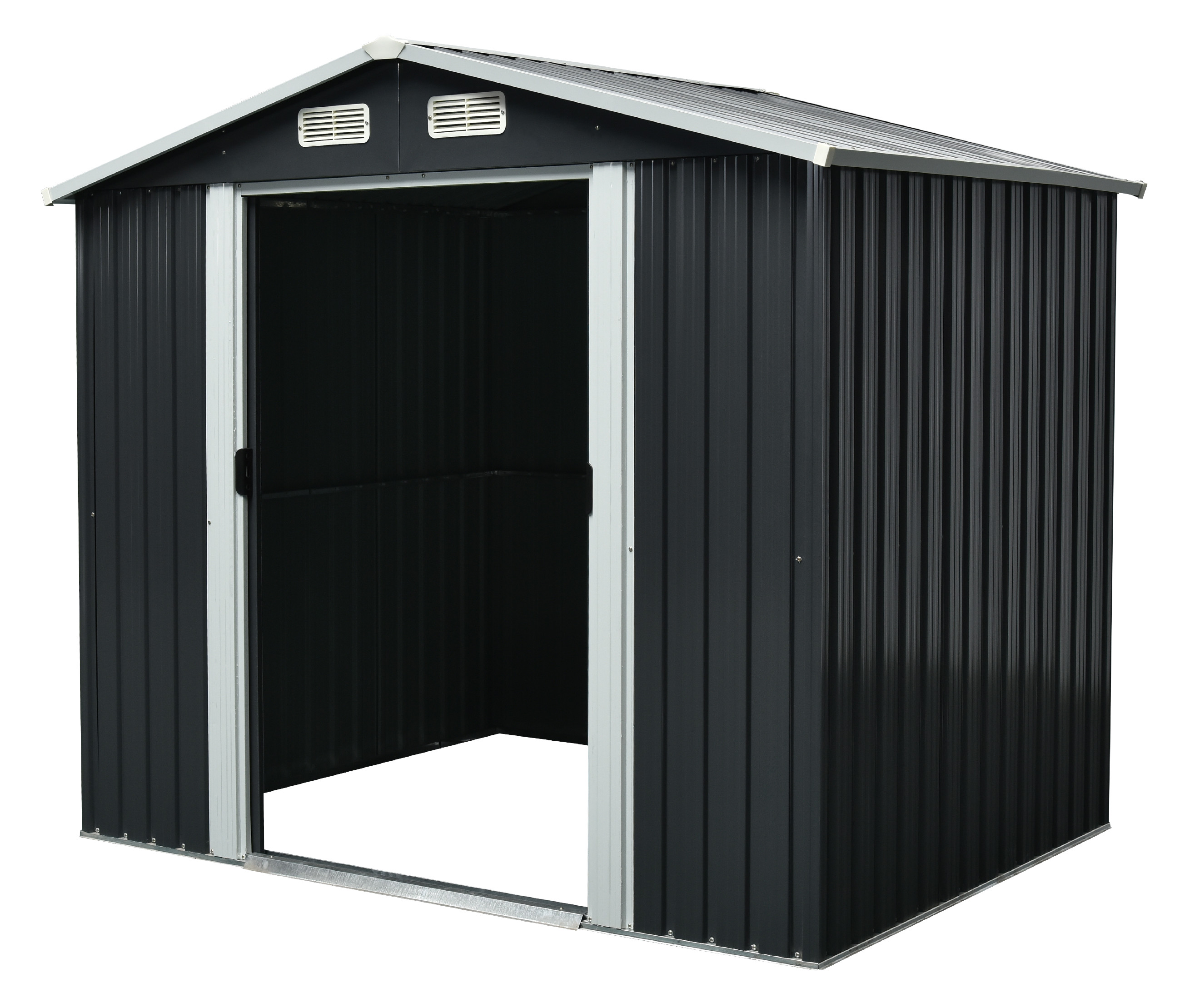 Zahradní domek BestBerg ZDB-4A / 4,1 m² / 236 x 174 x 206 cm / šedá Varianta: ivi0