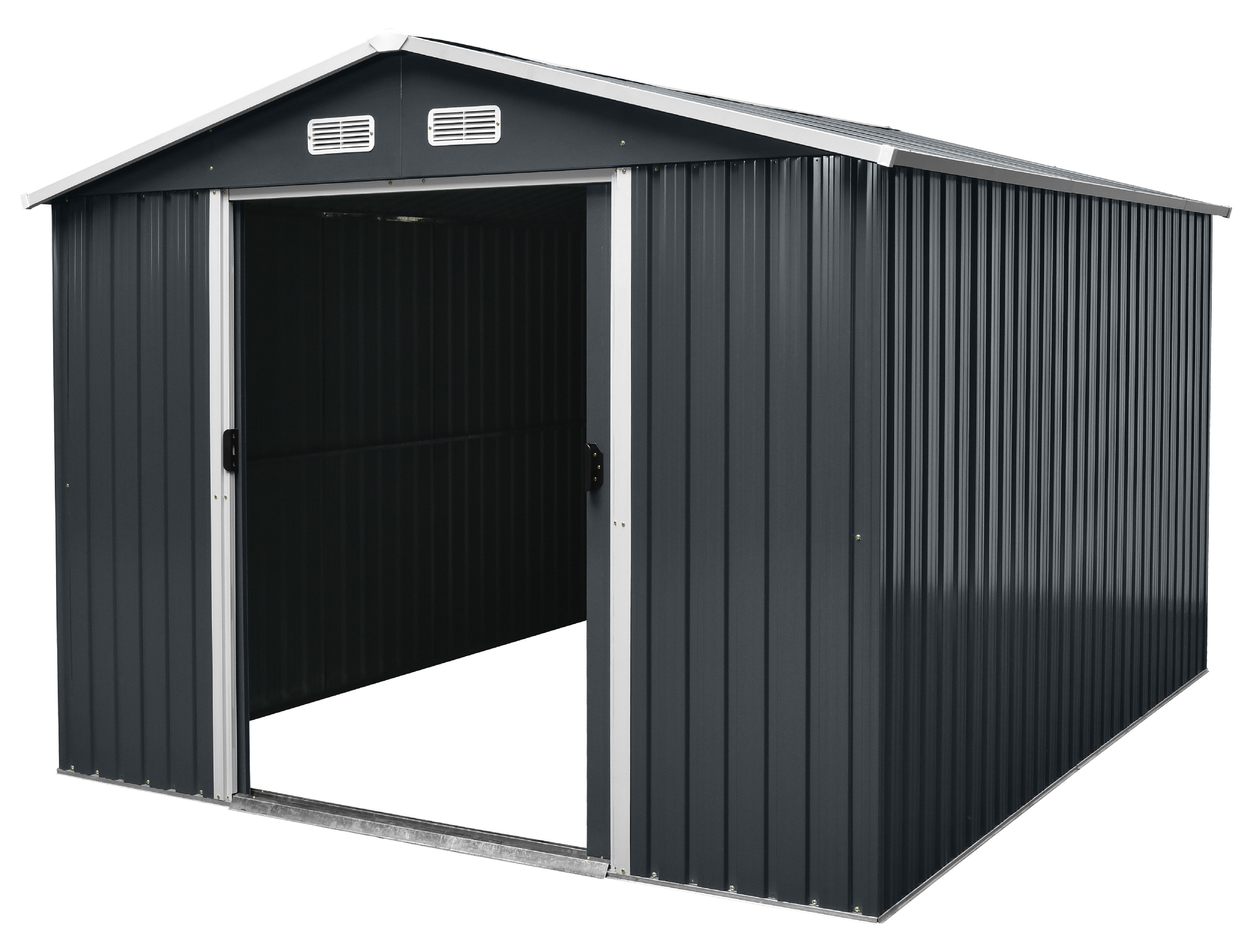 Zahradní domek BestBerg ZDB-9A / 9 m² / 279 x 324 x 211 cm / šedá Varianta: ivi0