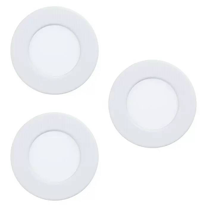 Vestavné LED svítidlo Eglo Fueva 5 / 3x 2,7 W / IP20 / O 8,6 cm / ocel / plast / teplá bílá / bílá Varianta: ivi1