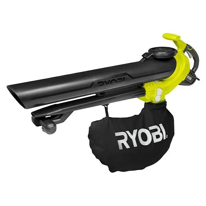 Elektrický vysavač listí RBV3000CESV Ryobi / 3000 W / 45 l / rychlost foukání 375 km/h / 14 m3/min. / černá/žlutá Varianta: ivi1