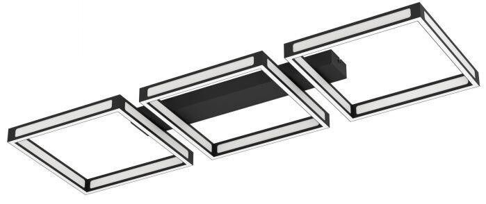 Stropní LED svítidlo Eglo Altaflor / 100 x 31,5 cm / 12x LED / IP20 / černá Varianta: ivi1