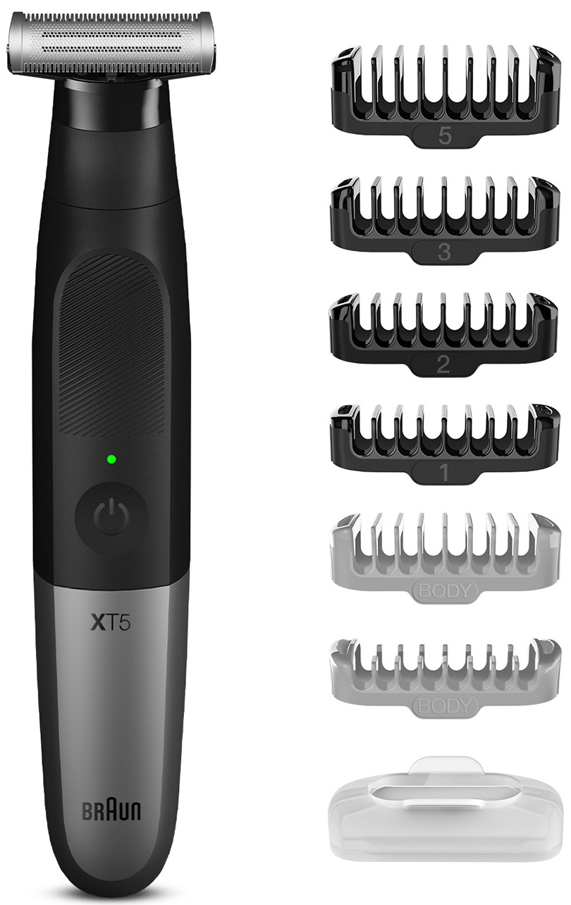 Zastřihovač vousů Braun Series X XT5200 / 4D holení / aku / černá Varianta: ivi1