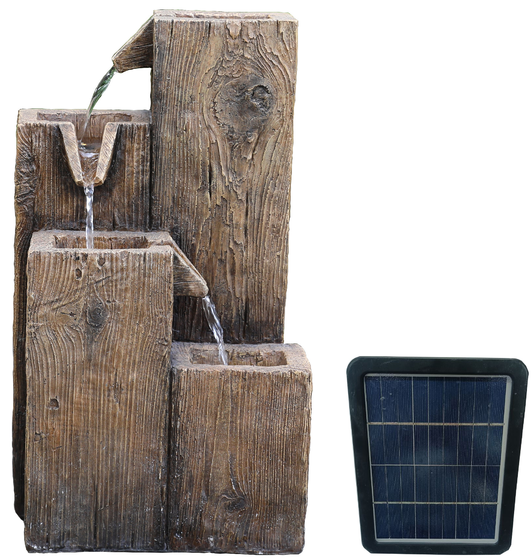 Zahradní solární fontána BestBerg SF-04 / polyresin / 27 x 28 x 48 cm Varianta: ivi0