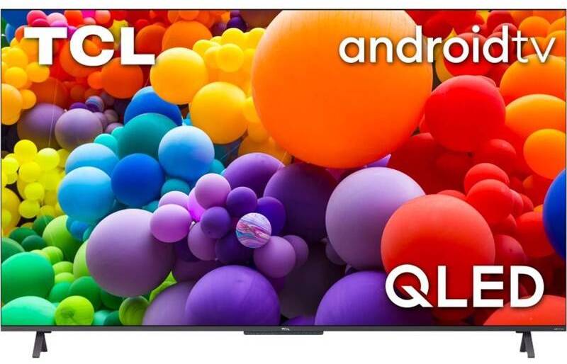 Smart televize TCL 55C725 / 55" 139 cm / OS Android TV / 4K UHD / QLED / stříbrná Varianta: ivi0