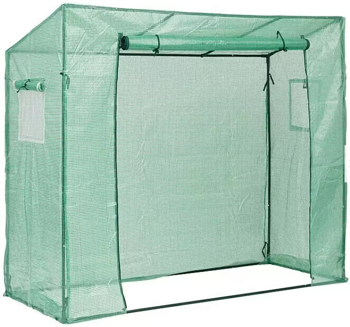 German Skleník na rajčata / plastová mřížková fólie / 200 x 77 x 169 cm / zelená Varianta: ivi1