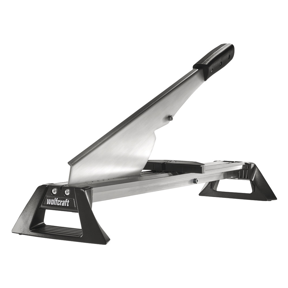 Řezačka laminátu LC 600 Wolfcraft / do tloušťky 11 mm / úhlové řezy od 0°-180° / hliník / stříbrná/černá Varianta: ivi1