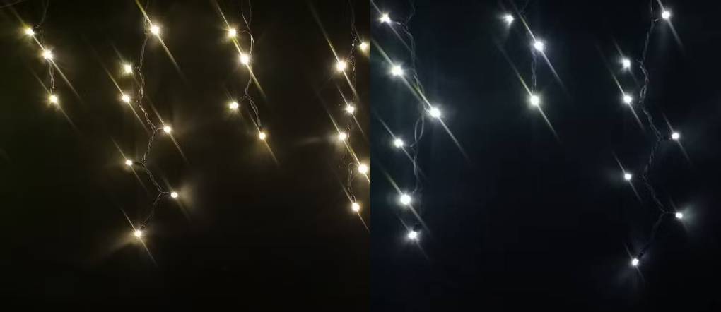 Světelné LED rampouchy Metro PROFI / 5 m / 100 LED / 9,2 W / vnitřní i venkovní / teplá a studená bílá Varianta: ivi0