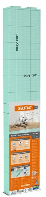 Izolace kročejového hluku Selitac® / pro parkety a laminát / 3 mm / 10,63 m2 Varianta: ivi1