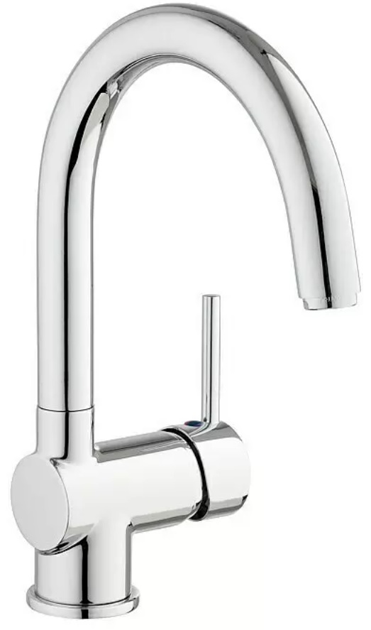 German Dřezová baterie Palma / výška 31,2 cm / mosaz / chrom Varianta: ivi1