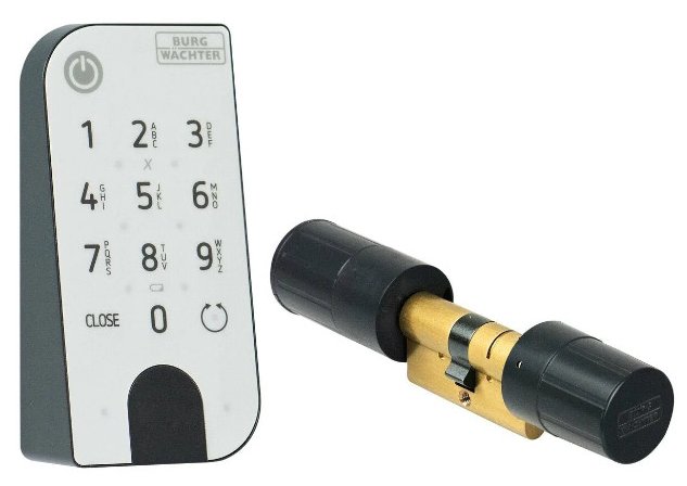 Elektronický dveřní zámek Burg-Wächter Entry Home 5001 PIN / tloušťka dveří do 118 mm Varianta: ivi1