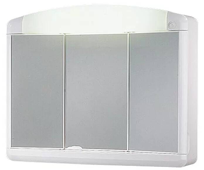 Zrcadlová skříňka Jokey Max / LED osvětlení / 65 x 54 cm / plast / bílá Varianta: ivi1