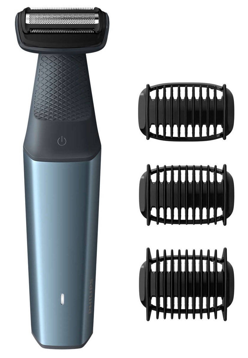 Holicí strojek/zastřihovač Philips Series 3000 BG3015/15 / 3 nasazovací hřebeny (3, 5, 7 mm) / aku (Ni-Mh) / modrá Varianta: ivi1