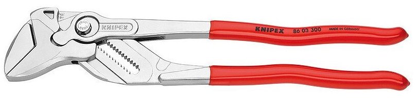 Klešťový klíč Knipex / 300 mm / červená Varianta: ivi1