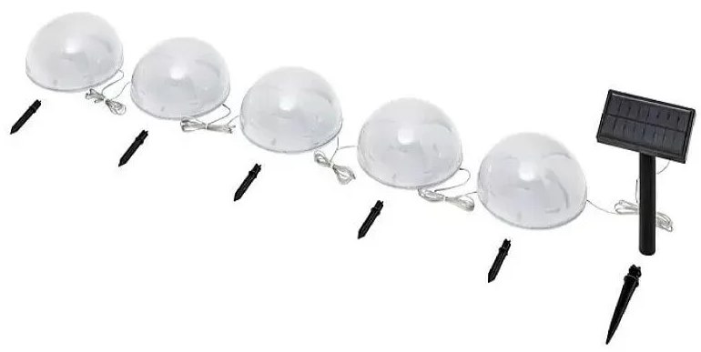 German Sada solárních LED lamp / 0,15 W / 600 mAh / 5 ks Varianta: ivi1