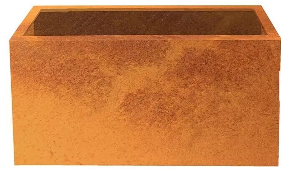 Květináč Palatino Exclusive Line Lotte / 100 x 40 x 50 cm / ocel / červenohnědá Varianta: ivi1
