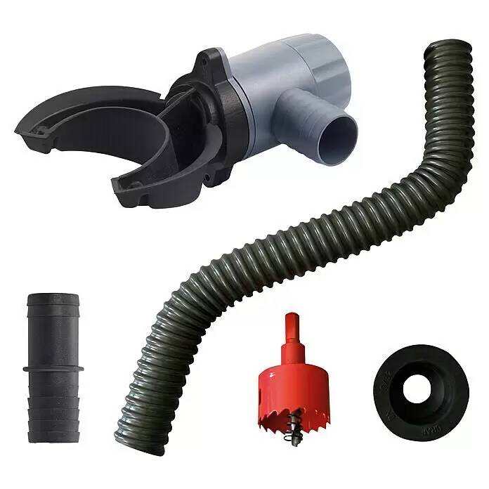 Dešťový kolektor Garantia Rapido / DN 70 - 100 / do 80 m2 / plast / O 6 cm / antracitová Varianta: ivi1