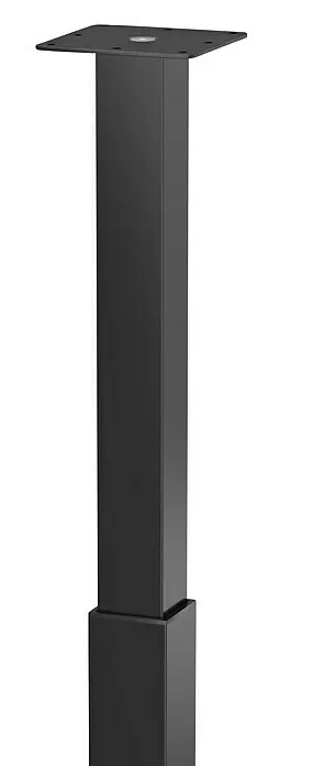 Nábytková noha Walteco / nastavitelná výška 70-110 cm / ocel / černá Varianta: ivi1