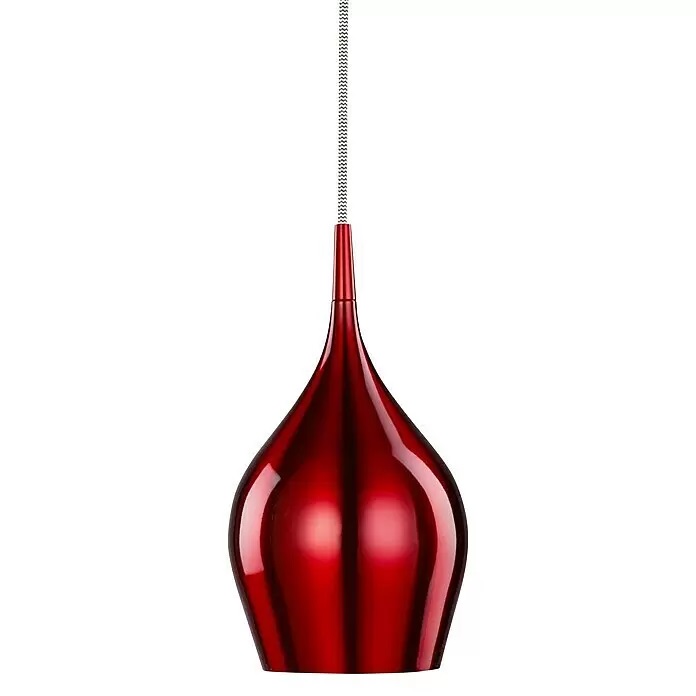Závěsné stropní svítidlo Searchlight Vibrant / 60 W / E27 / O 26 cm / IP20 / ocel / červená Varianta: ivi0