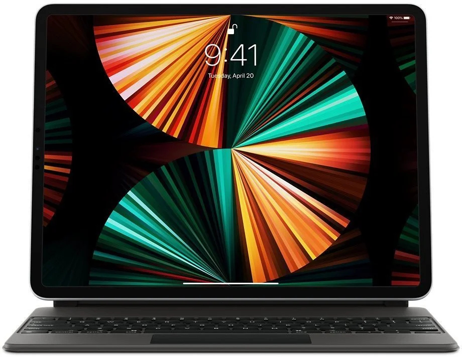 Pouzdro na tablet s klávesnicí Apple Magic Keyboard iPad Pro 12,9" 2021 / německá klávesnice / černá Varianta: ivi2