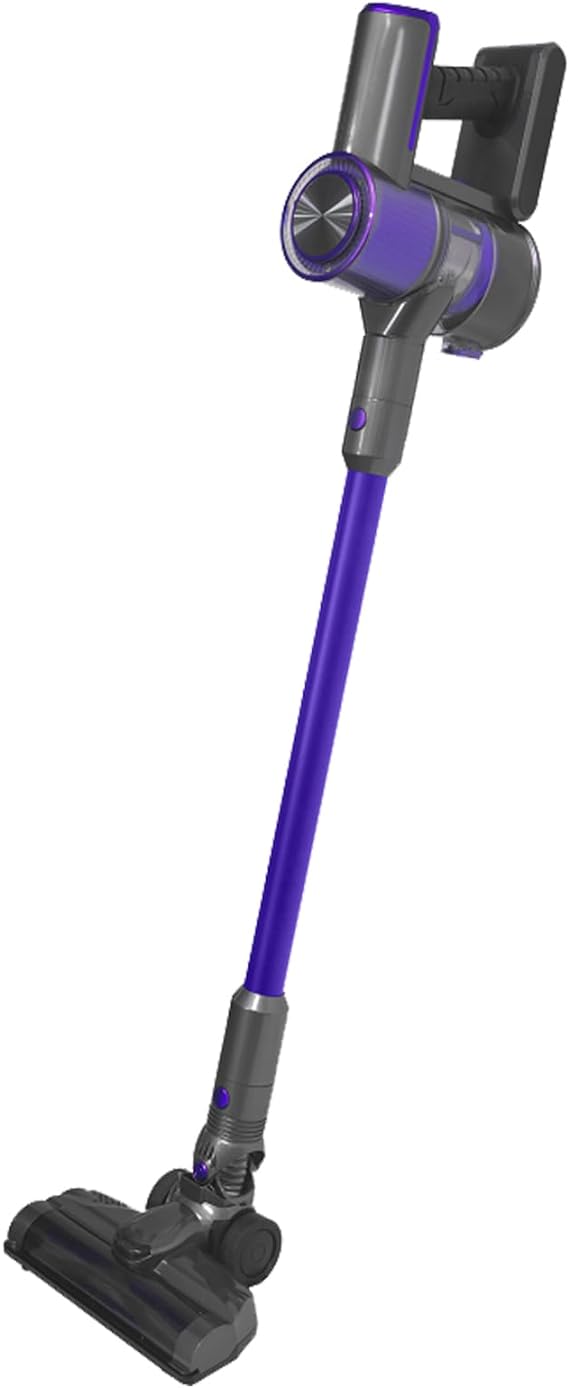 Akumulátorový tyčový bezsáčkový vysavač DMS Germany VCA-22LG / 2v1 / lithium-iontová baterie / nabíjecí stanice / doba provozu 35 min. / fialová Vari…