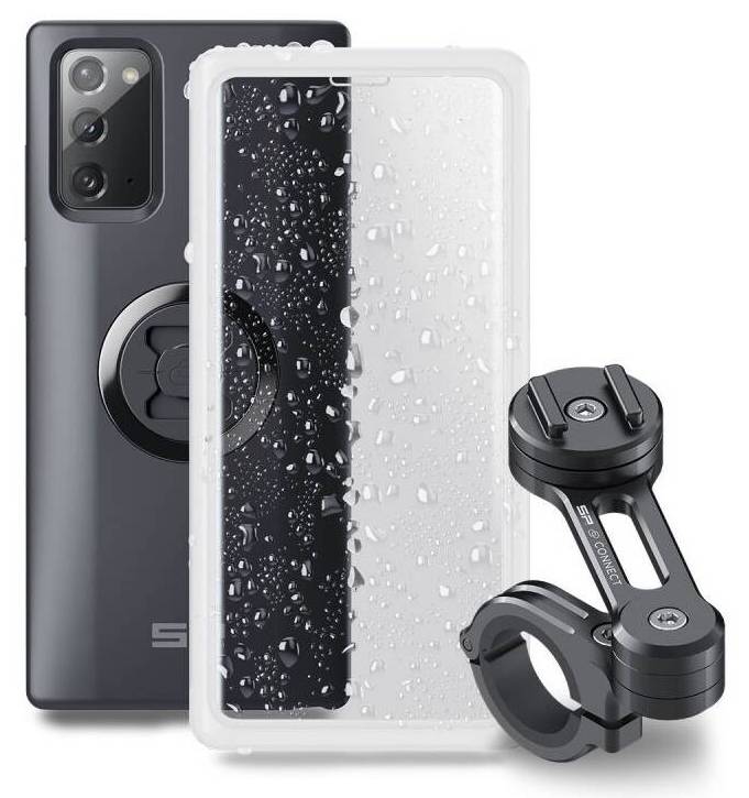 Držák na mobil SP Connect Moto Bundle pro Samsung Galaxy Note 20 / horizontální i vertikální poloha / celokovové hliníkové tělo / černá Varianta: ivi1