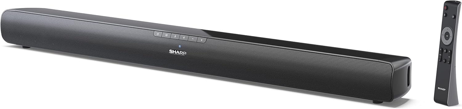 Soundbar Sharp HT-SB100 2.0 /  75W / USB / Bluetooth / HDMI / AUX  / černá Varianta: ivi190